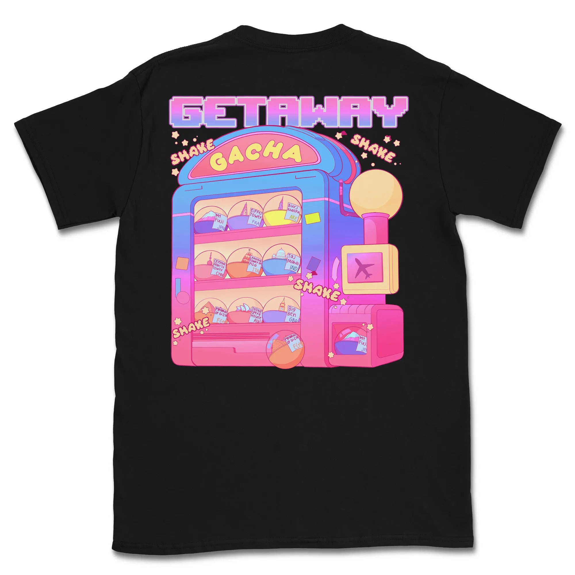 Gacha Getaway [Backprint] // T-Shirt