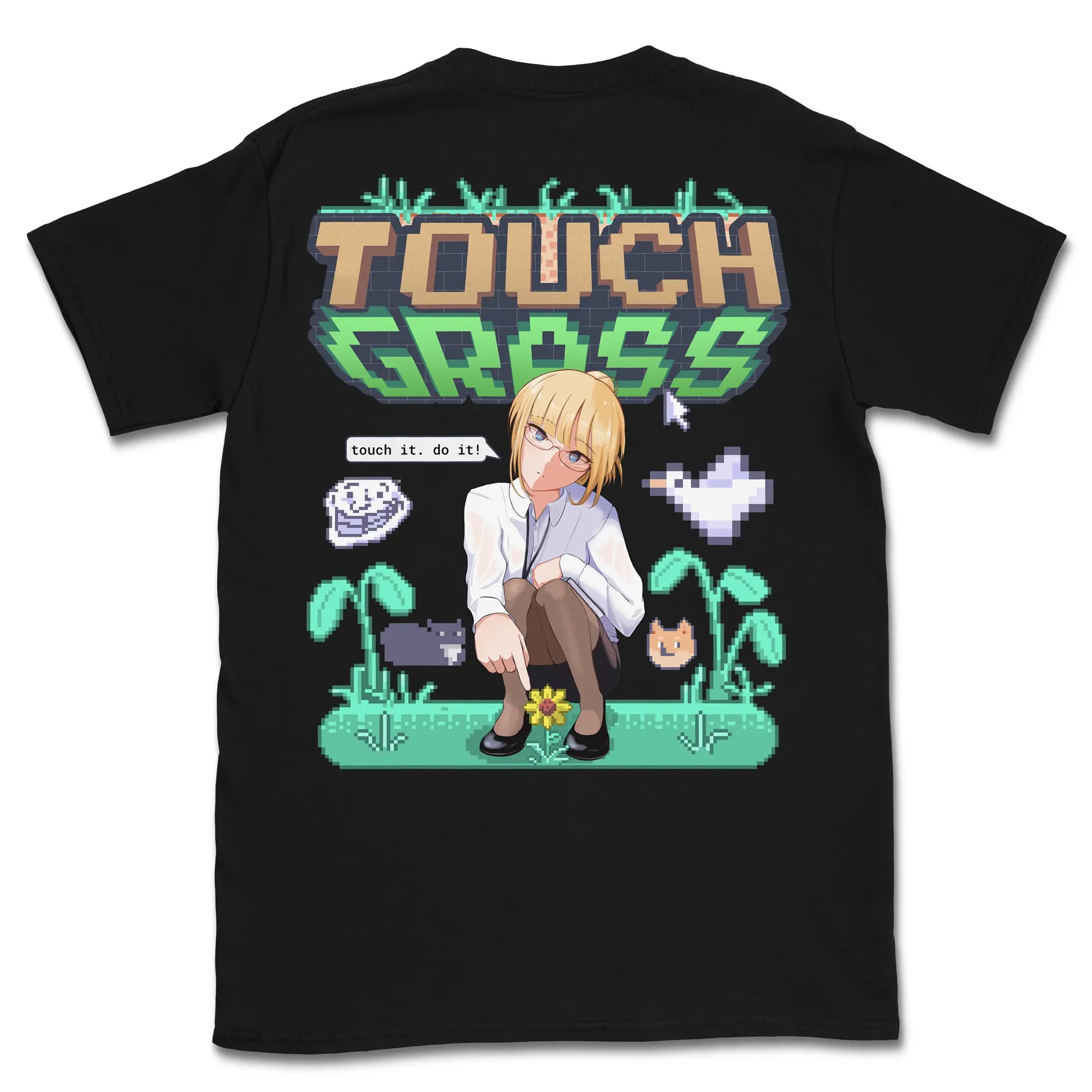 Touch Grass [Backprint] // T-Shirt