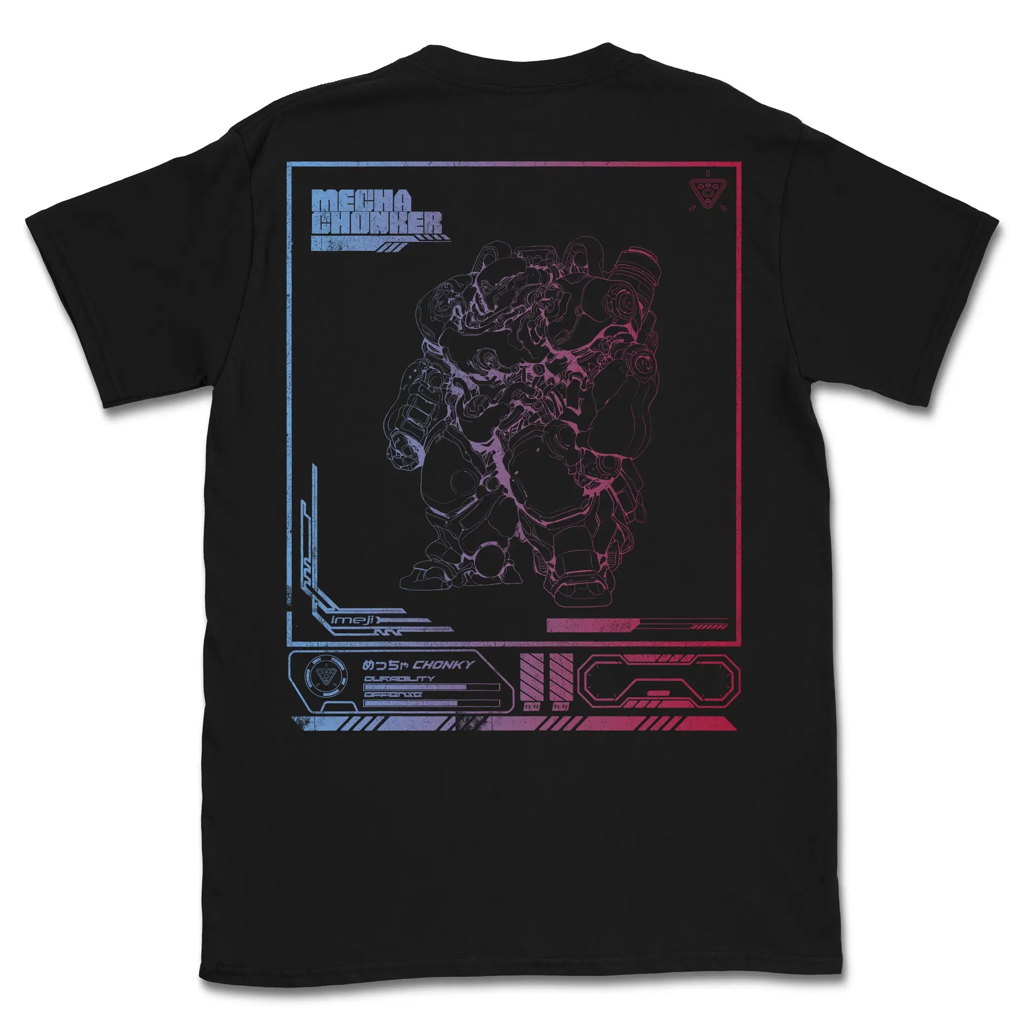 Mecha Chonker Chonker Color [Backprint] // T-Shirt