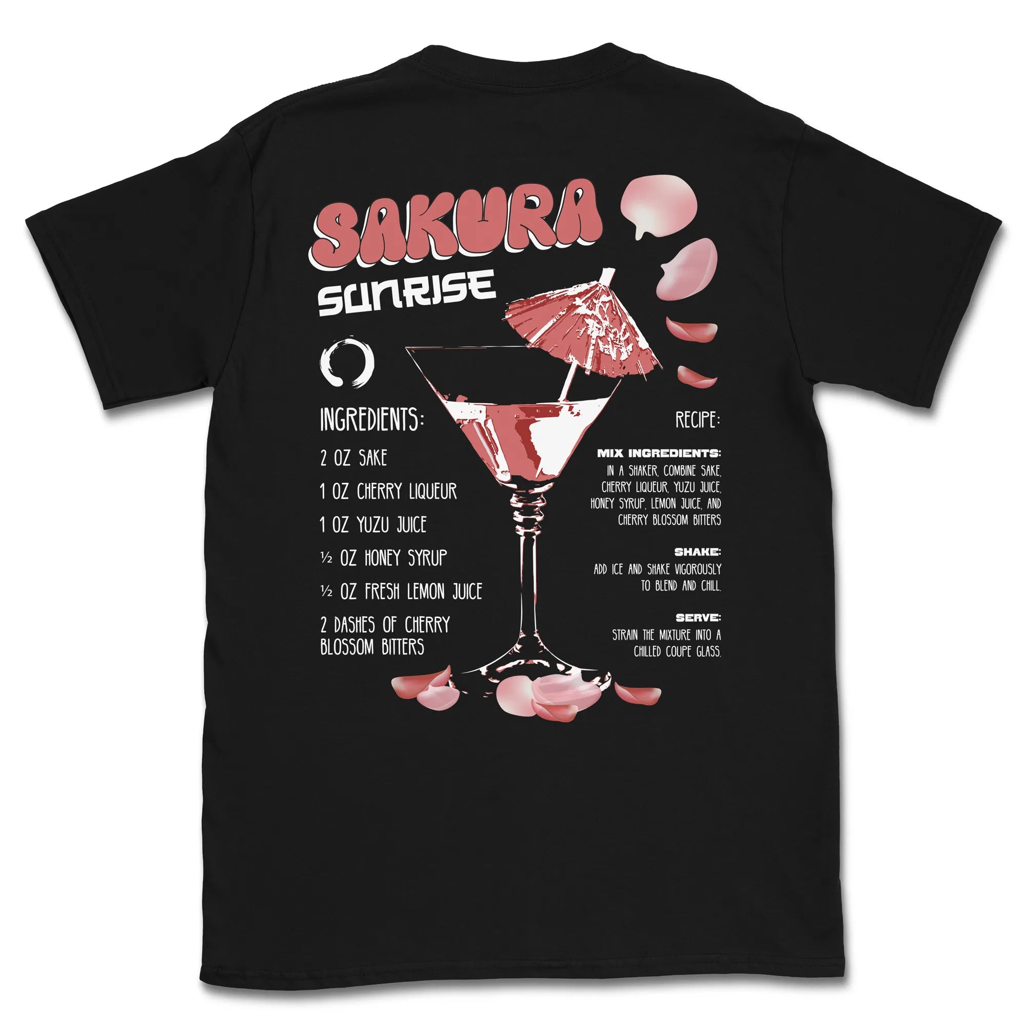 Sakura Sunrise [Backprint] // T-Shirt