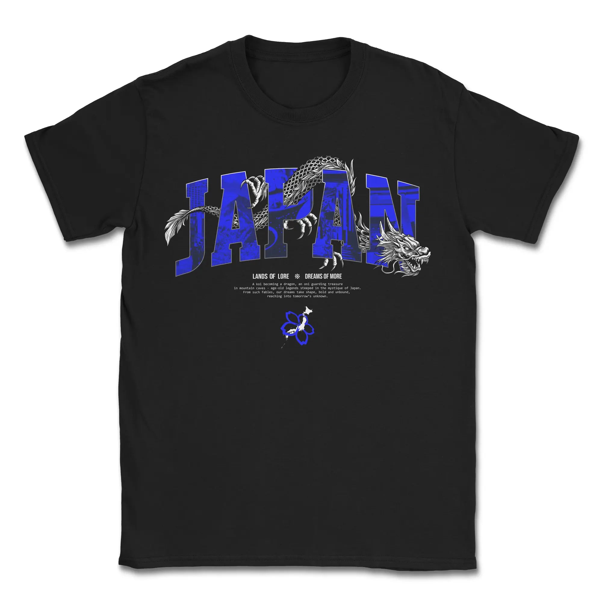 Japan Lands Of Lore Blue // T-Shirt