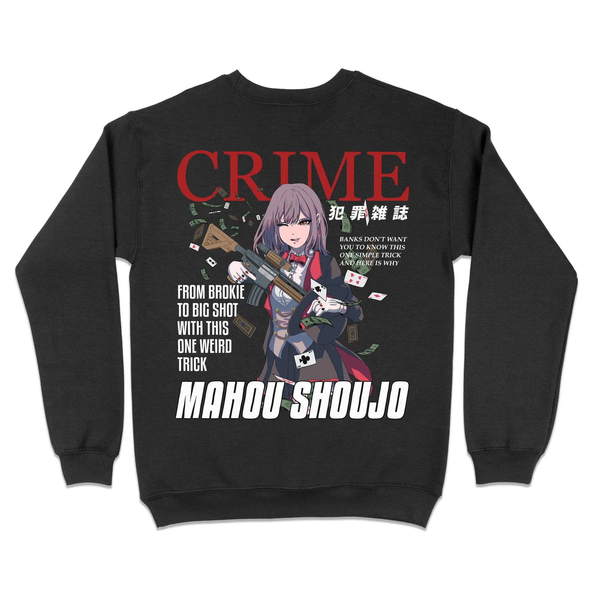 Mahou Shoujo Crime Pays Gen1 [Backprint] // Sweatshirt