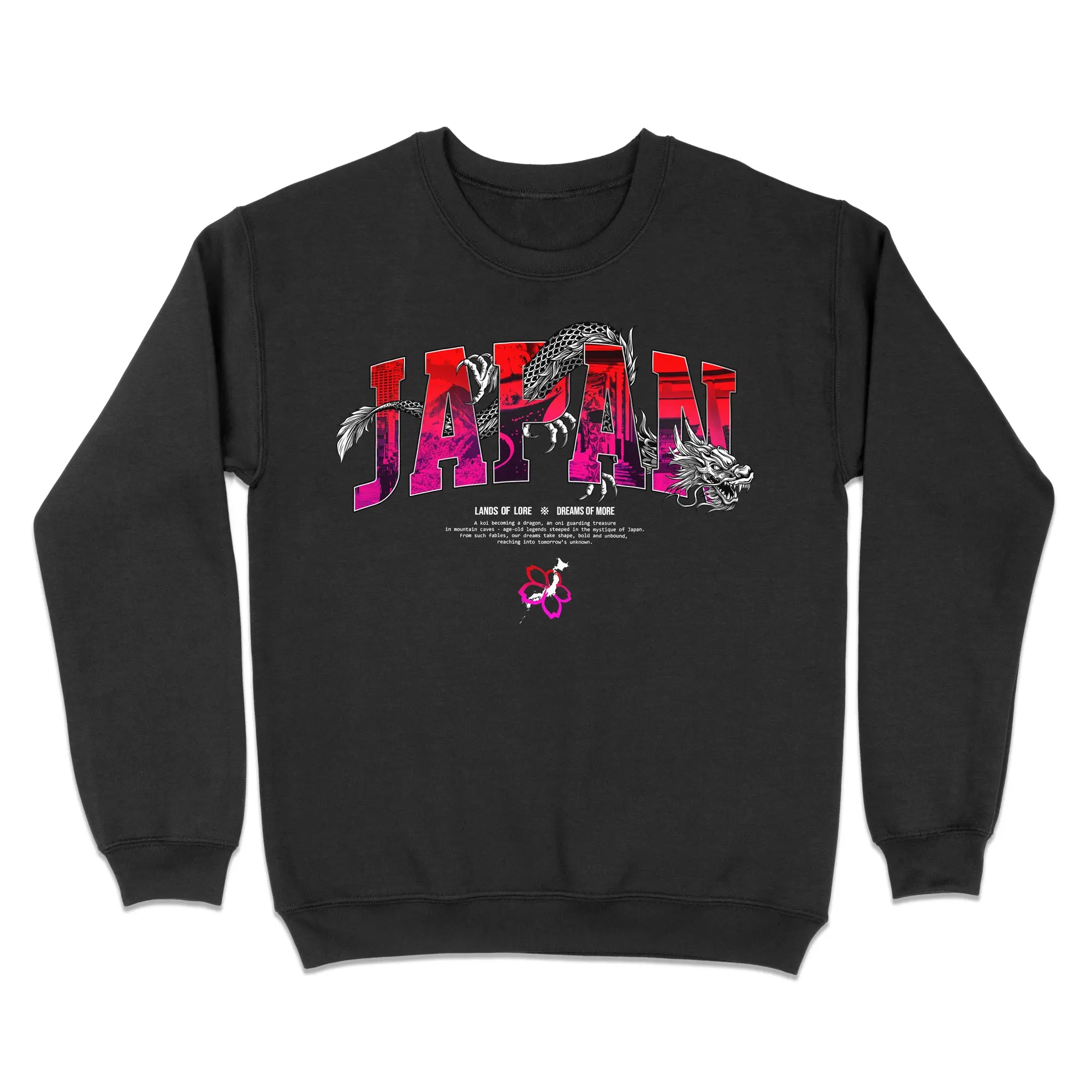 Japan Lands Of Lore Red Grad // Sweatshirt