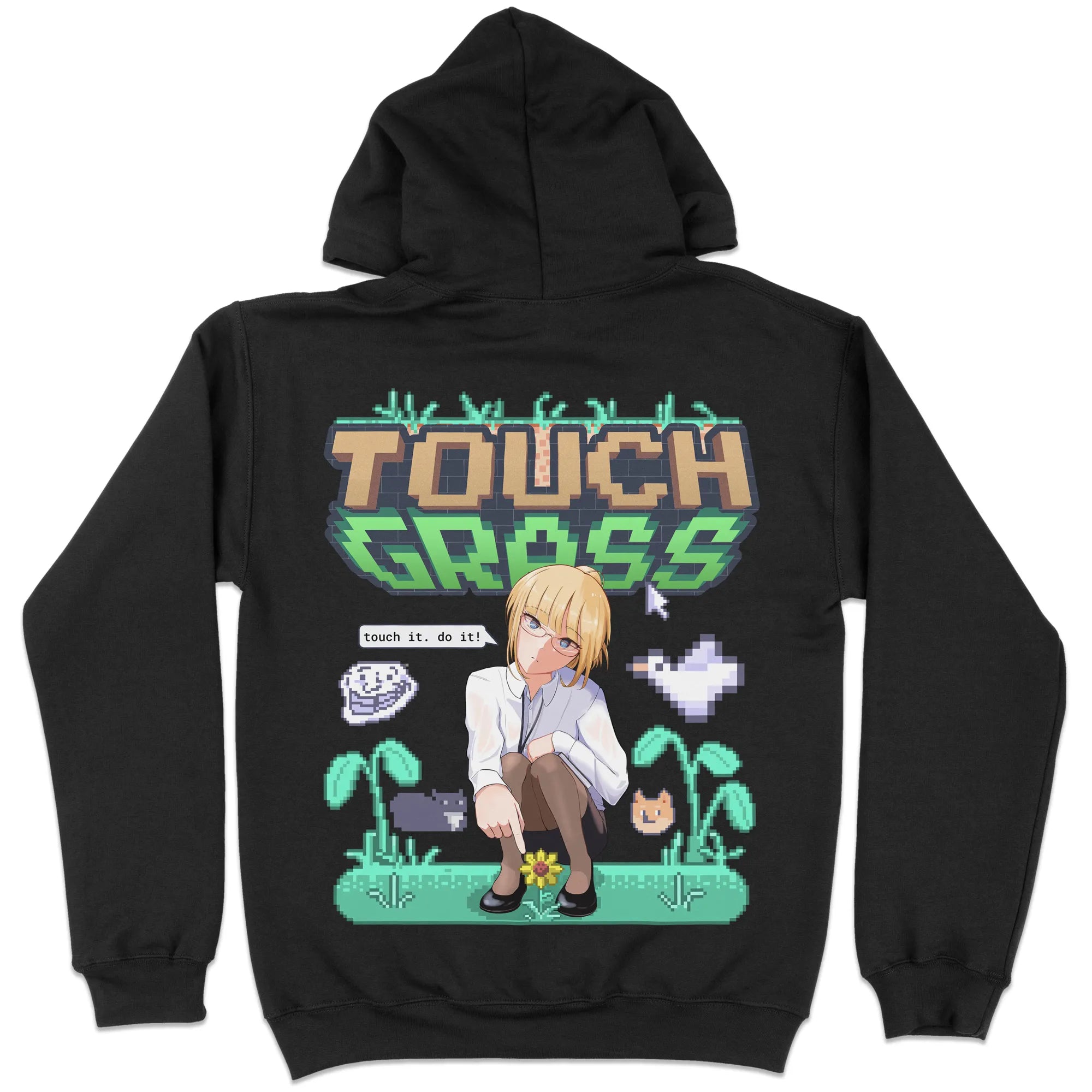 Touch Grass [Backprint] // Hoodie