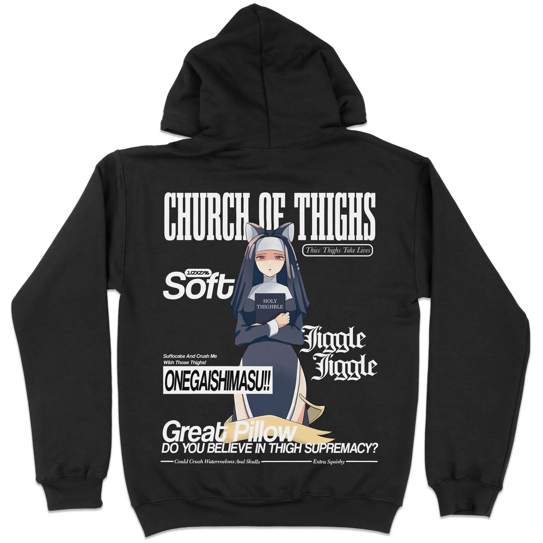 Church Of Thighs [Backprint] // Hoodie