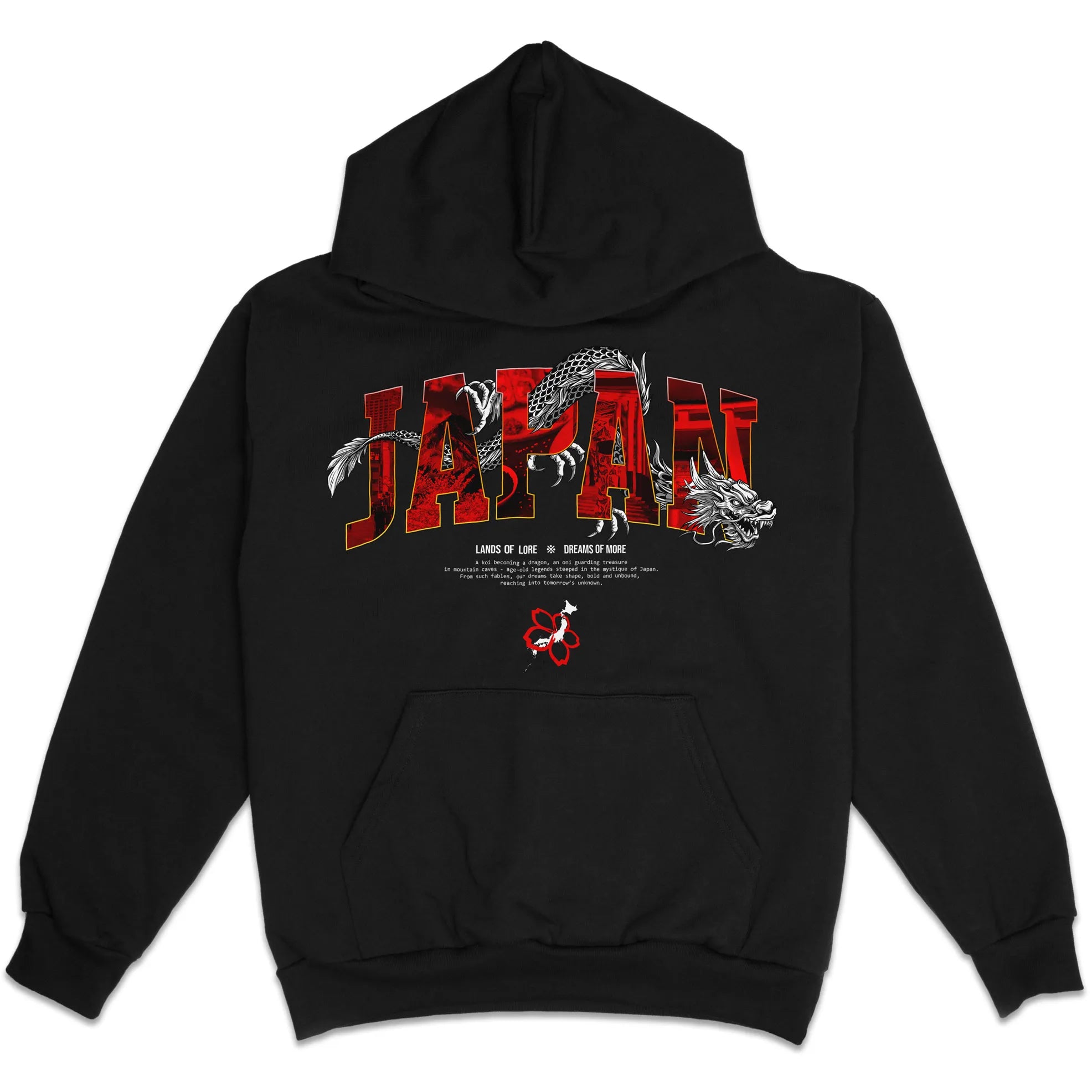 Japan Lands Of Lore Red // Hoodie