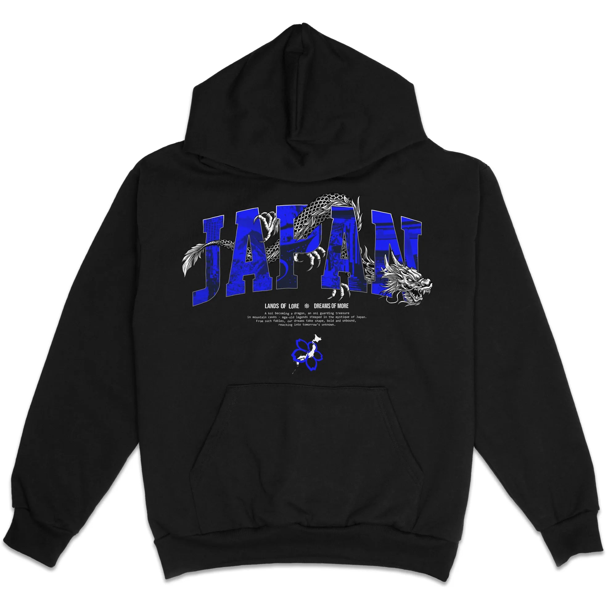 Japan Lands Of Lore Blue // Hoodie