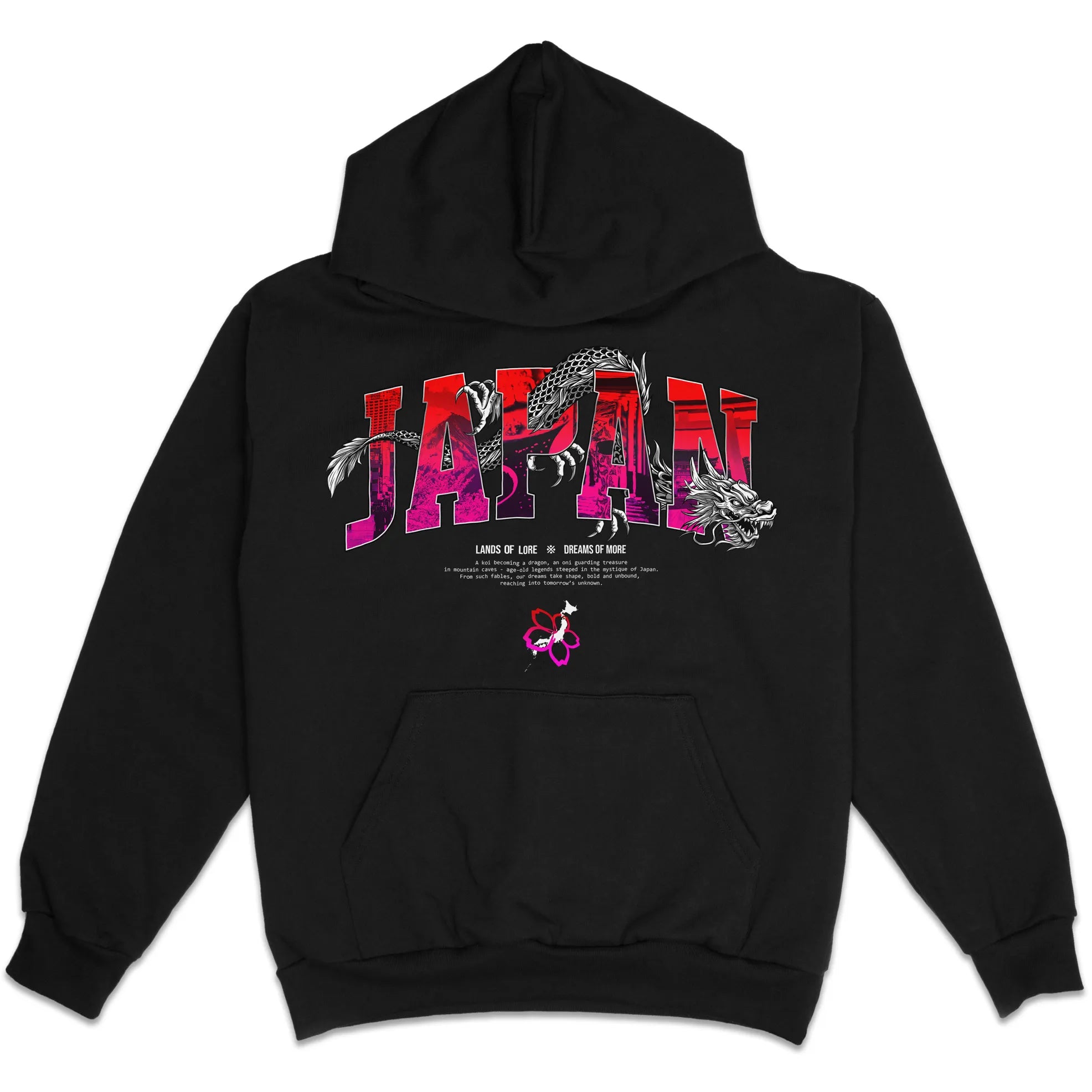 Japan Lands Of Lore Red Grad // Hoodie