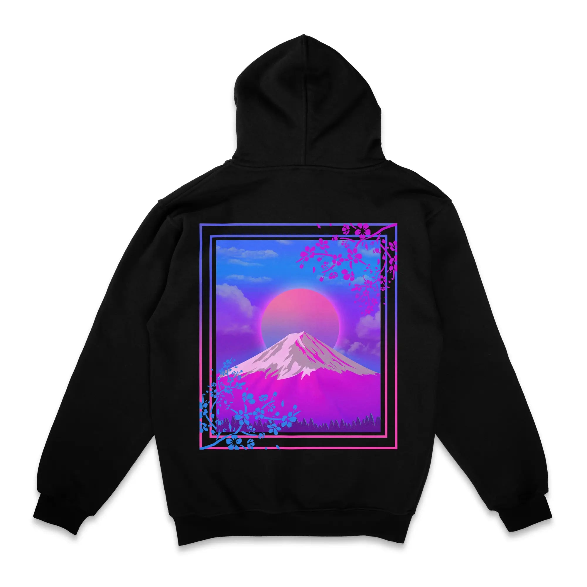 Mt. Vapor-Fuji Gen2 [Backprint] // Zip Hoodie