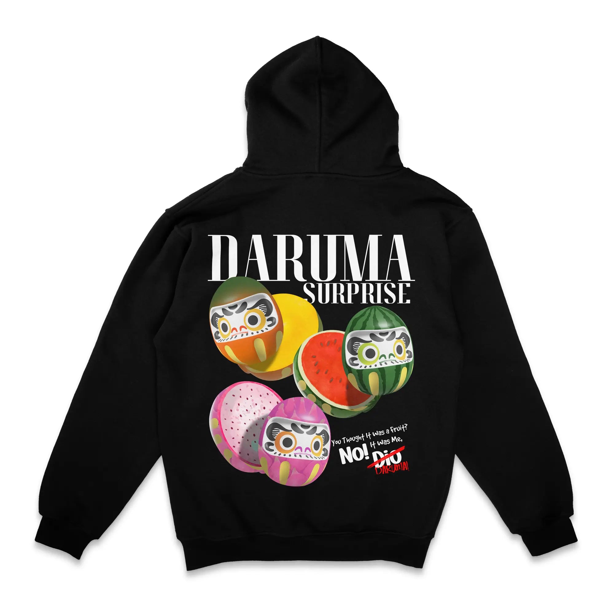 Daruma Surprise [Backprint] // Zip Hoodie