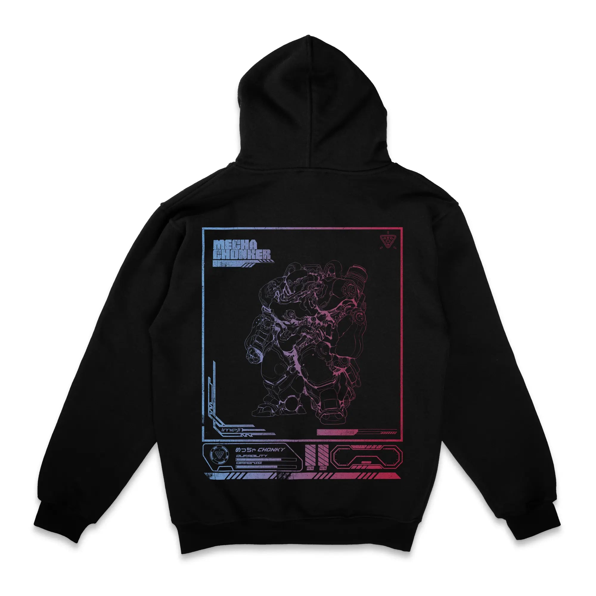 Mecha Chonker Chonker Color [Backprint] // Zip Hoodie