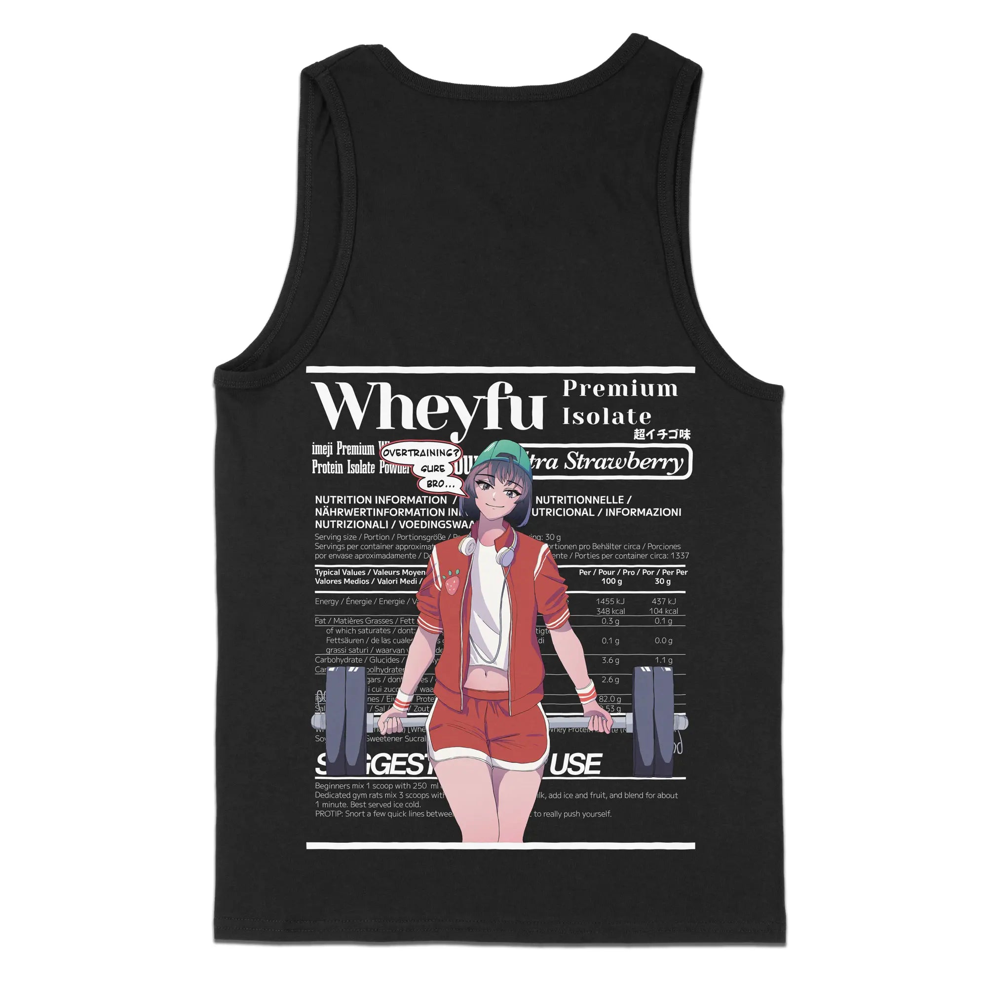 Wheyfu Ultra Strawberry Gen1 [Backprint] // Tanktop