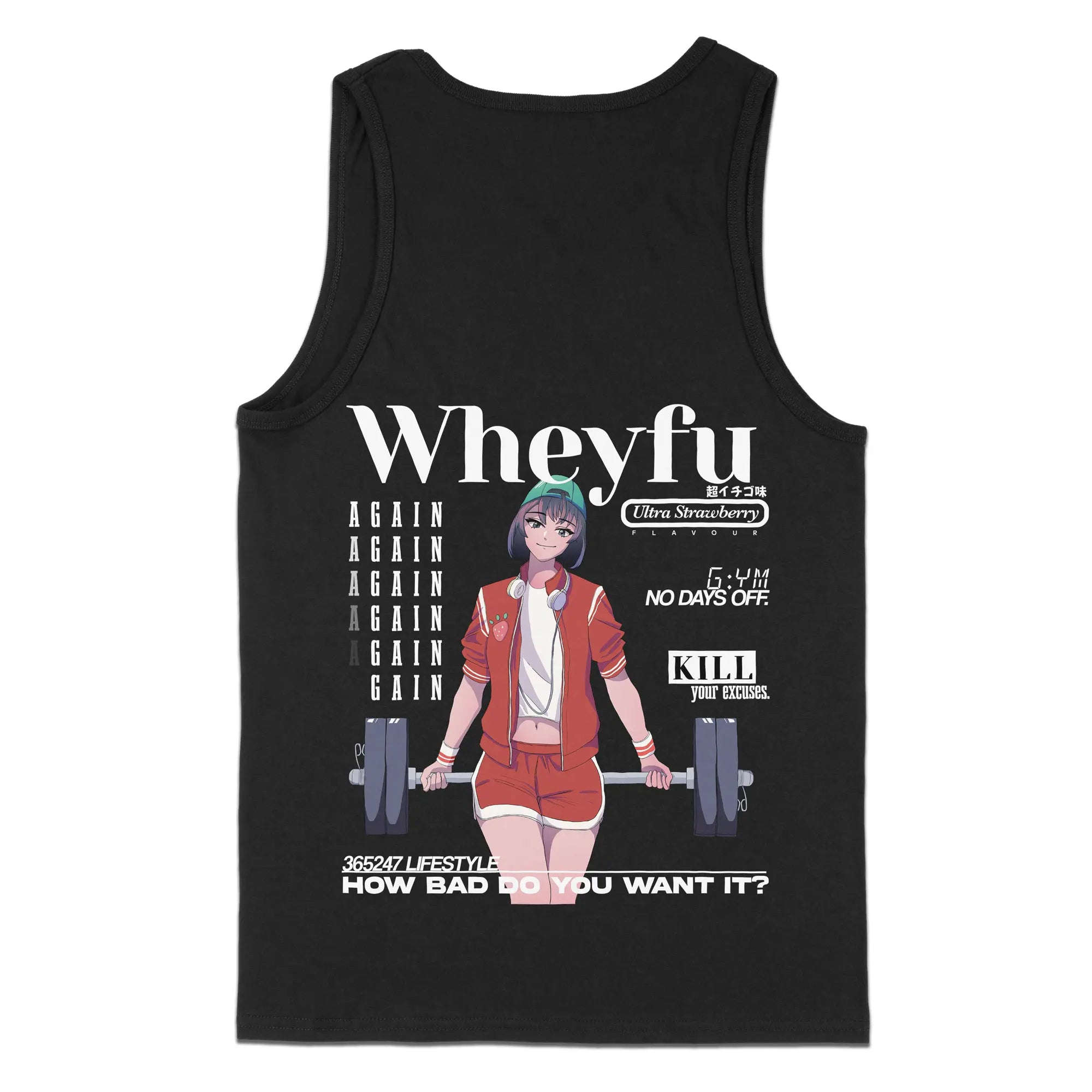 Wheyfu Ultra Strawberry Gen2 [Backprint] // Tanktop