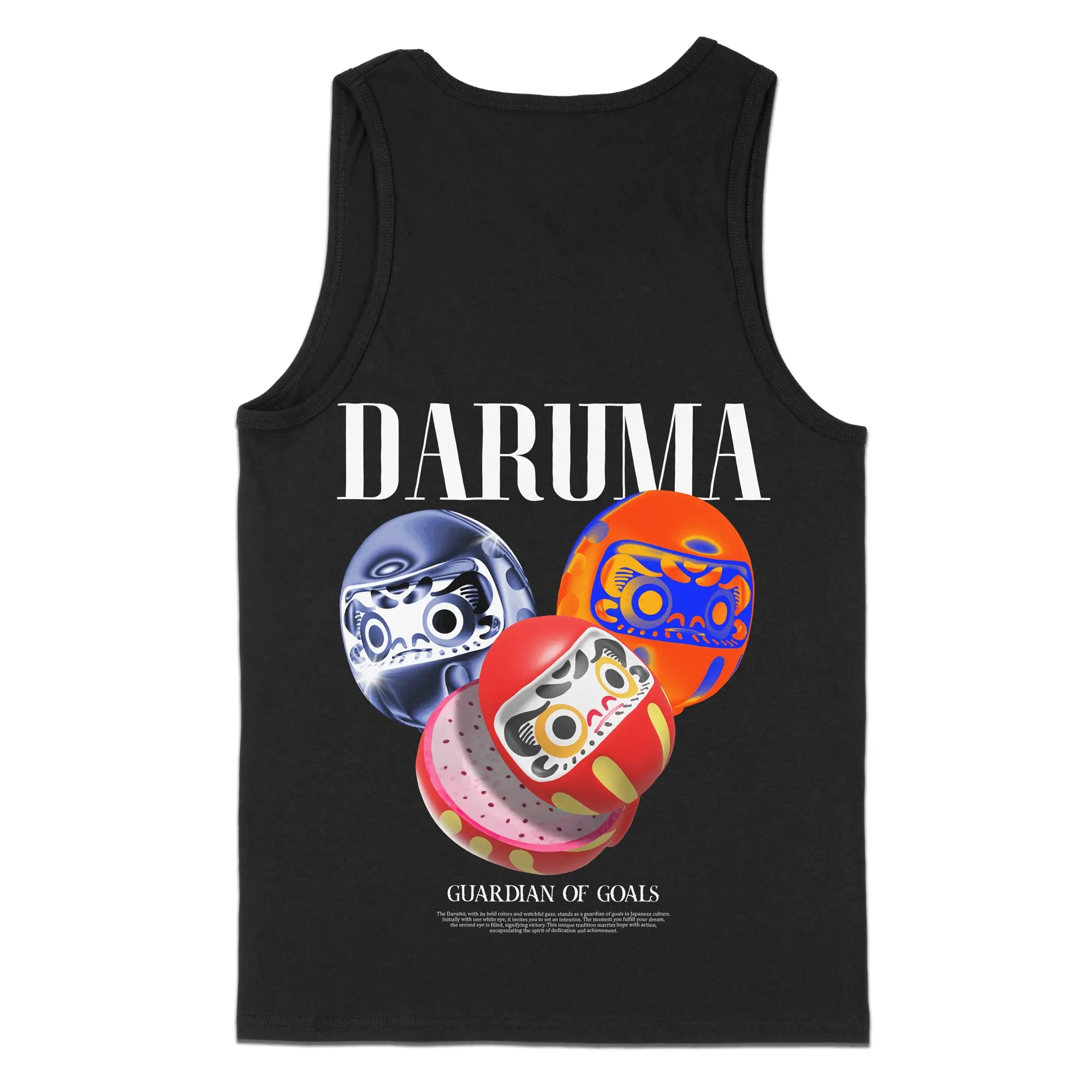 Daruma Trio [Backprint] // Tanktop