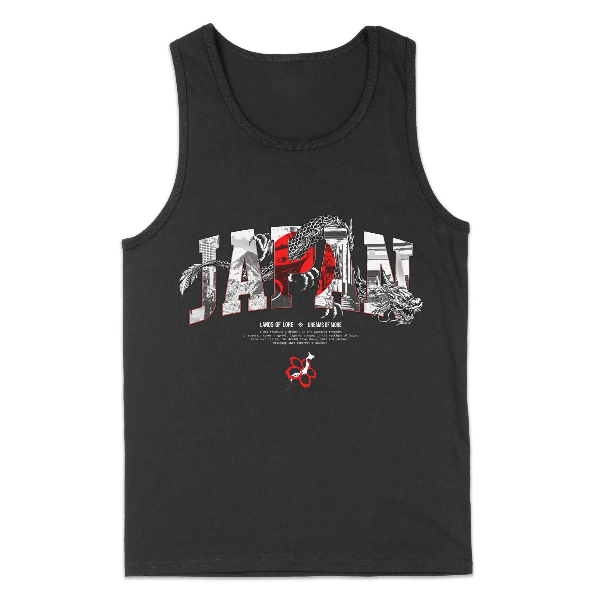 Japan Lands Of Lore Flag // Tanktop