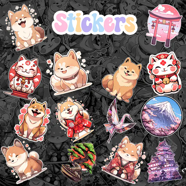 Bonus (Kupfer): Digitales Sticker-Set